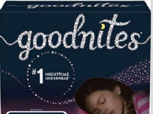 KIMBERLY CLARK Goodnites Youth Pants for Girls, L/XL, Giga (40534) 17 CT