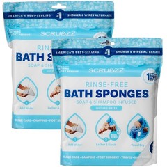 All-in-2 Pack Rinse-Free Bathing Wipes Hypoallergenic Gentle Cleansing for Body