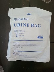 Global Roll Urine Bags 2000ml New Sterile Lot Of 8
