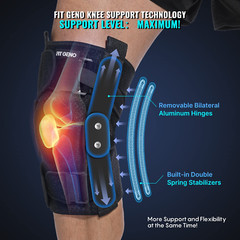 Adjustable Hinged Knee Brace for Meniscus Tear – Pain Relief & Support