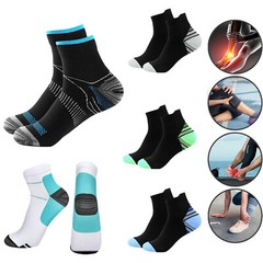 5 Pairs Compression Socks Plantar Fasciitis Arch Ankle Running Support Men Women