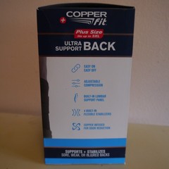 Copper Fit Plus Size Ultra Back Support fits up to 3XL