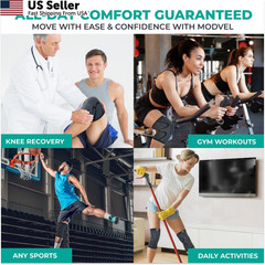 2-Pack Compression Knee Brace Support Sleeve for Meniscus ACL Arthritis Pain USA