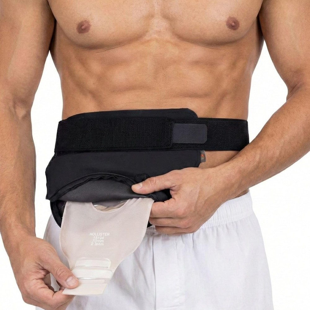 Ostomy Belt for Men & Women – Adjustable Belt for Colostomy, Ileostomy, Urostomy