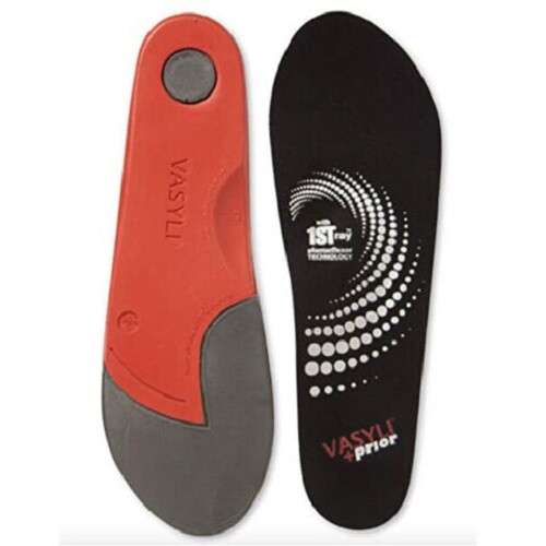 Vasyli Prior Sports Orthotic, Low Profile Shoe Insole for Youth Sports Rearfoot