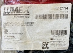 LUMEX MC114 Full Body Sling Mesh MEDIUM 450 lb Safe Work Load NEW