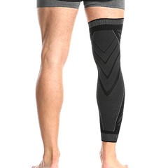 Full Leg Compression Sleeve Knee Support Brace Meniscus Tear Arthritis Pain Gym