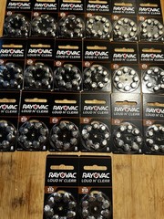 Rayovac 312 Hearing Aid Battery 20 Packs x 8 =160 Batteries See Description NIB