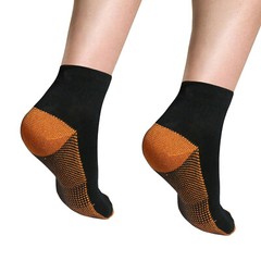 1-5Pairs Compression Socks Short Foot Sleeves for Plantar Fasciitis Pain USA