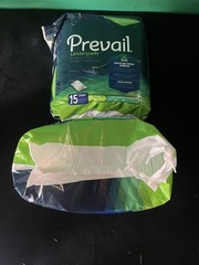 Prevail Total Care Disposable Underpad Fluff 23X36″ (2x) 15 Pads Large Ex Strong