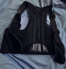 Posture Corrector Brace for Back & Shoulder Support, Adjustable, Black