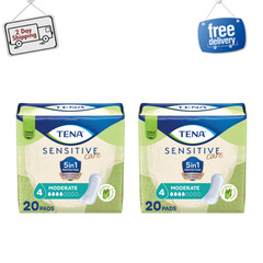 Tena Intimates Moderate Regular Length Incontinence Pad, 20 Count (Pack of 2)