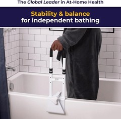 Barra de apoyo para bañera médica para personas mayores, altura ajustable NEW US