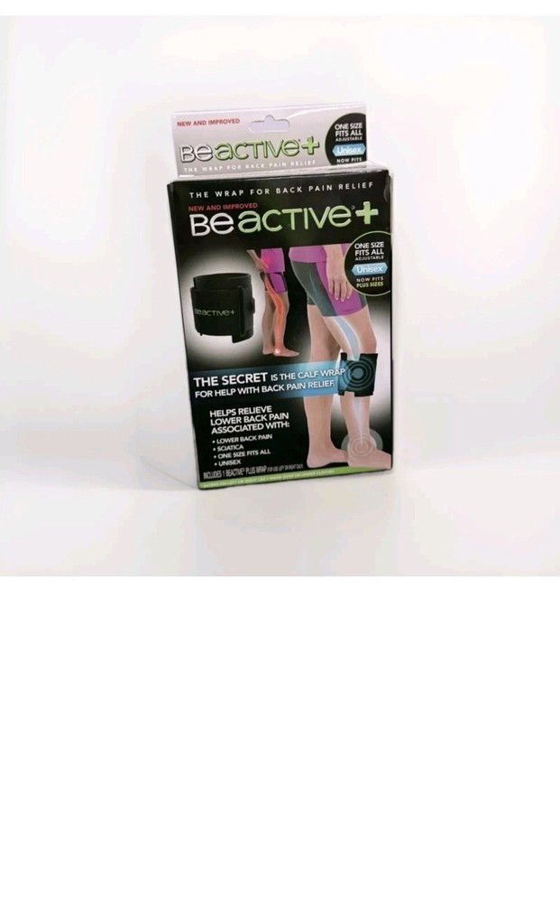BeActive PLUS Instant Relief Acupressure Calf Brace for Sciatic Back Nerve Pain