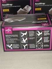 Medline AccuWrap 2-Layer Compression System 4″ MSC7800 OPEN BOX/SEALED CONTENTS