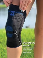 Zensah Elite Knee Compression Sleeve Brace with Patella Gel Pad – PICK SIZE