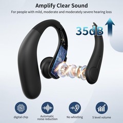 Rechargeable Bluetooth Hearing Aids with APP Control for Seniors