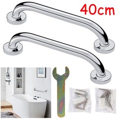 40cm Stainless Steel Grab Bar Bathroom Safety Handicap Shower Tub Handle Support