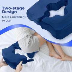 Bed Sore Cushions for Butt, Memory Foam Hemorrhoid Pressure Relief Pillow wit…