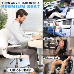 ComfiLife Premium Gel & Memory Foam Seat Cushion Doctor Recommended Office Chair