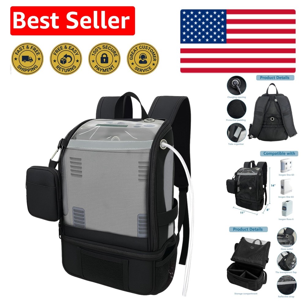 Oxygen Concentrators Backpack – POC Carrying Bag Compatible with Inogen One G…