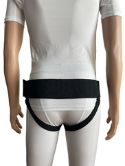 FlexaMed Inguinal Hernia Groin Belt Black | Left, Right or or Bilateral