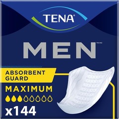 Maximum Absorbency Male Incontinence Guards 144ct Bulk Pack for Men