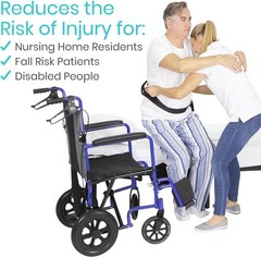 Comfortable Patient Assist Gait Belt with Quick-Release Buckle – 300lb Capacity