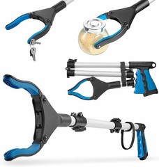 Upgraded 31 Inch Grabber Reacher Tool for Seniors, Trash Picker Upper- Anti Slip
