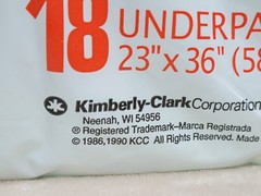 Vintage SEALED Depend Underpads Bed Size Adult 18 Pack 1990 Estate New