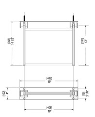 RUBINET Brass Folding Shower Seat Wall Mounted Shower Bench 500 lbs