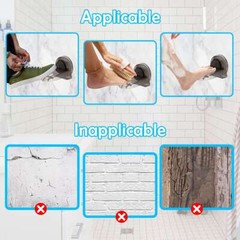 For Shaving Legs Suction Cup Bathroom Washing Feet Step Shower Foot Rest Stand