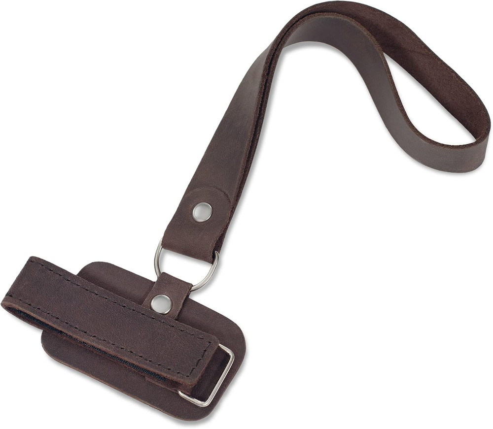 Handmade Leather Cane Strap – Stylish Wrist Strap for Canes and Walking