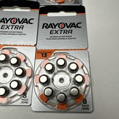 72 Rayovac Extra Advanced Size 13 Hearing Aid Batteries 1.45V Zinc Air Exp 2027