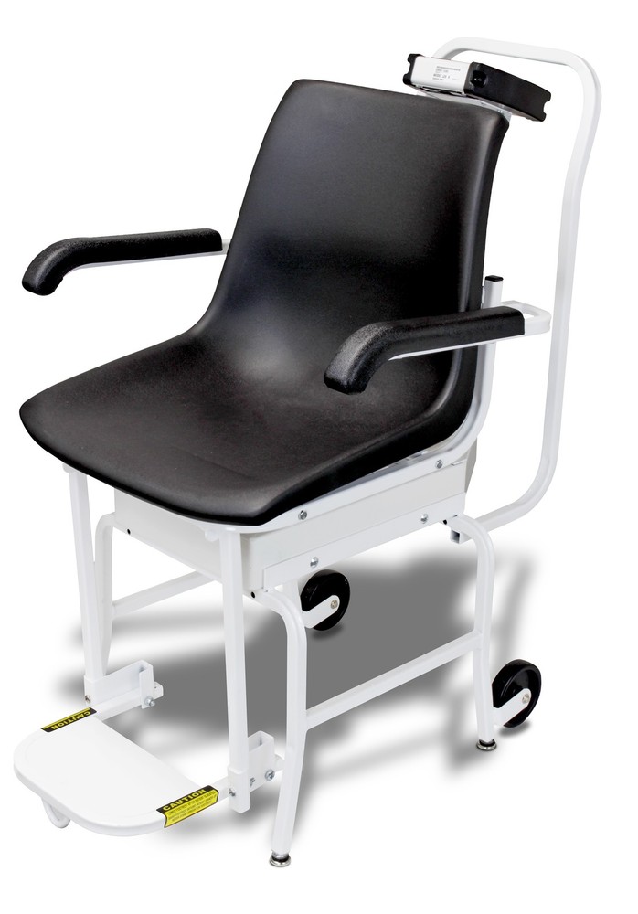 Detecto 6475K Mobile Digital Chair Scale, 180 kg x 0.1 kg, RS232, LCD Display