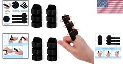 Dr. JK 4-Pack Finger Splint – Adjustable Support for Arthritis & Injury Relief