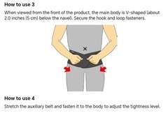 Vantelin kowa support lumbar croset