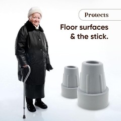 Tips for Mobility Aids 18-19mm for Walking Sticks and Canes. Useful for Singl…