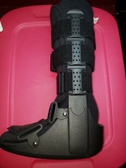 Ankle Foot Stabilizer Boot Brace Tall Cam Walker fits Men 4.5-7 Women 6-8