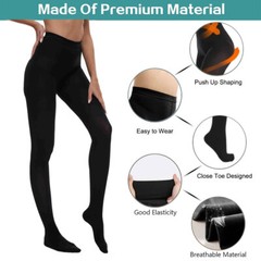 Compression Stockings Pantyhose Support Varicose Veins Men Women Hose 30-40 mmHg