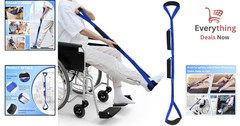42 Inch Rigid Leg Lifter Strap Hip Knee Surgery Recovery Aid Mobility Foot Loop