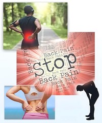 Back Stretching Device for Herniated Disc Sciatica Pain Relief Immediate Blue