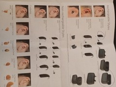 ReSound OMNIA PREMIUM 9 RU961 RIE Hearing AIDS, Charger,Manual & Accessories