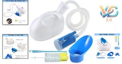 Unisex 2000ML Portable Urinal Bottle with Hose & Brush for Men Women Travel