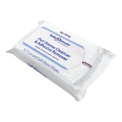 Safe N‘ Simple Peri-Stoma Adhesive Remover Wipes 5 x 7 Inch, 50 Count, 10 Pack