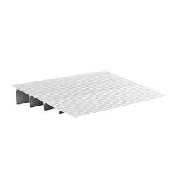 Uimoso 4-Inch Rise Door Threshold Ramp for Wheelchairs, Supports Up to 800 lbs