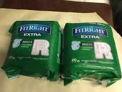 MIDLINE FITRIGHT EXTRA DISPOSABLE BRIEFS 44″-50″ 40 BRIEFS DISPOSABLE