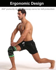 2 Pack Knee Compression Sleeves – XX-Large – Support & Joint Stability
