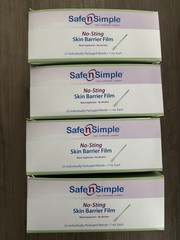 Lot Of 4 Safe N Simple No String Skin Barrier Film Wand Applicator Exp 2027