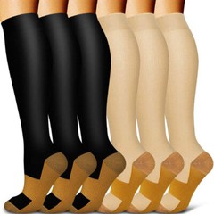 S/M L/Xl 2XL Wide Calf Plus Size Compression Socks Women Men 20-30mmhg